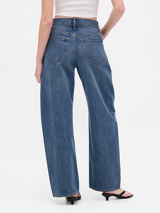 Image number 4 showing, High Rise Baggy Barrel Jeans