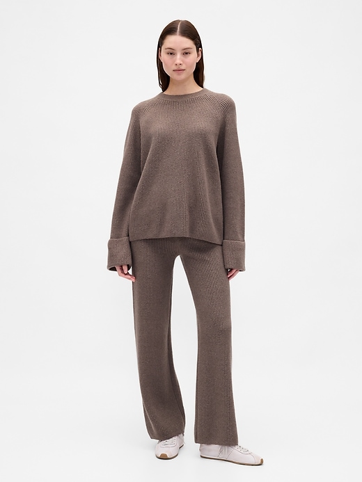 Image number 2 showing, CashSoft Shaker-Stitch Boyfriend Sweater