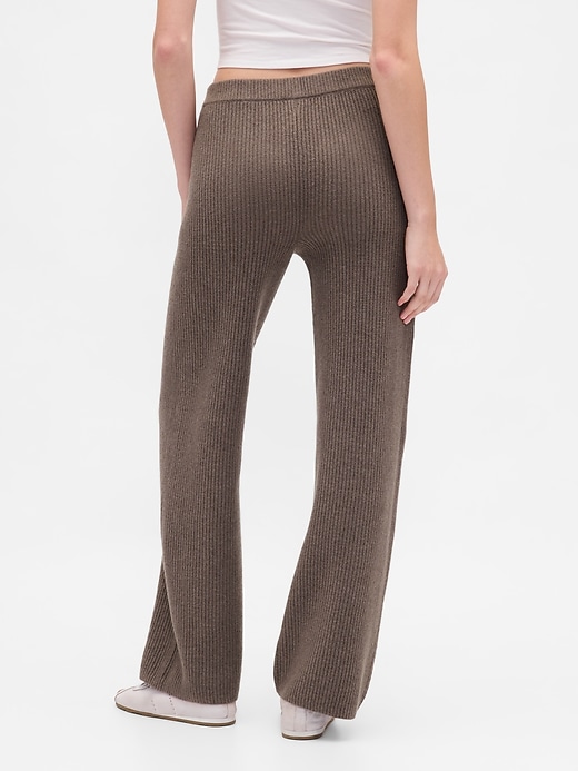 Image number 4 showing, CashSoft Shaker-Stitch Sweater Pants