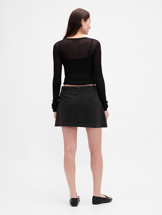 Image number 2 showing, Belted Mini Skort
