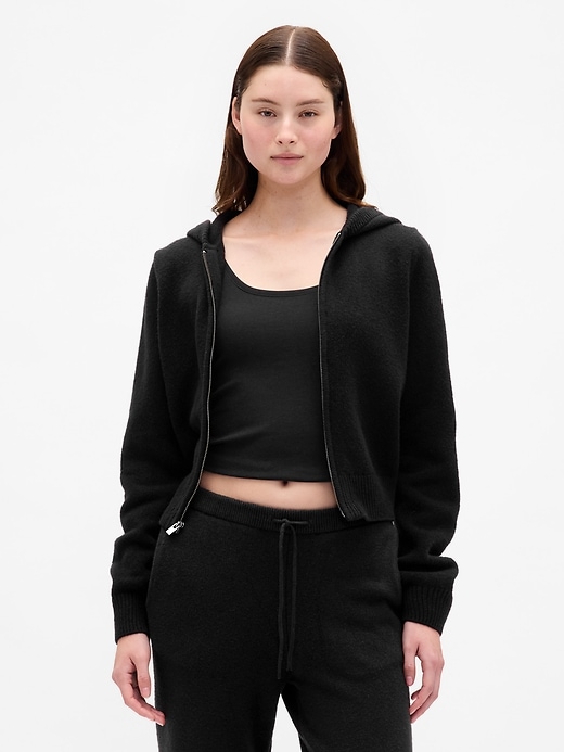 Image number 1 showing, CashSoft Sweater Zip Hoodie
