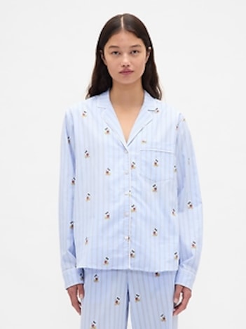 Gap × Disney Adult Poplin PJ Shirt