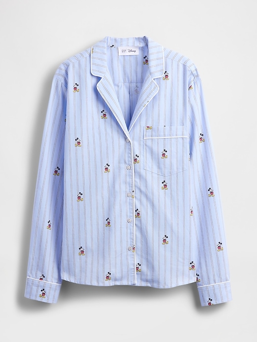 Image number 4 showing, Gap × Disney Adult Poplin PJ Shirt