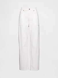 Curvy High Rise Barrel Jeans