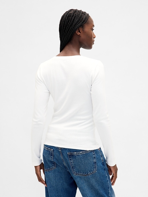 Image number 3 showing, Modern V-Neck T-Shirt