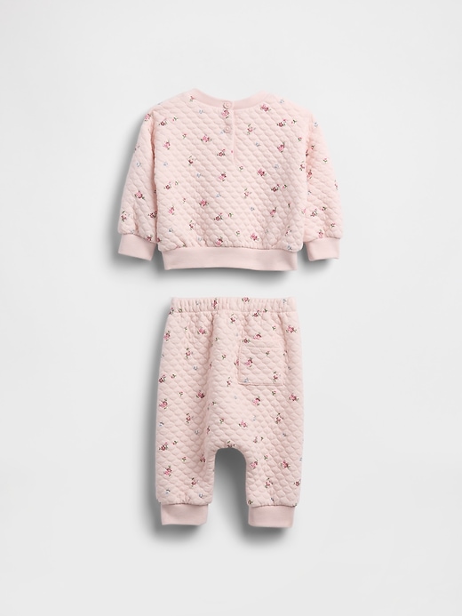 Image number 2 showing, Baby Quilted Outfit Set