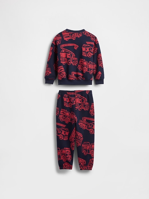 Image number 3 showing, Baby & Toddler VintageSoft Firetruck Sweat Set