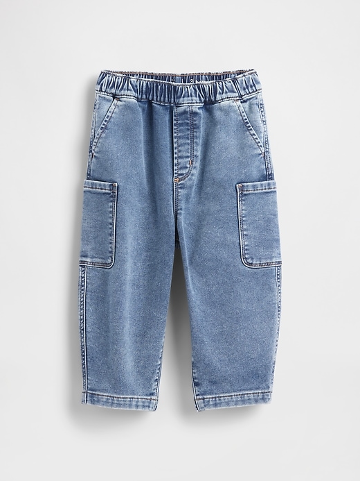 Image number 2 showing, Baby & Toddler Knit Barrel Jeans