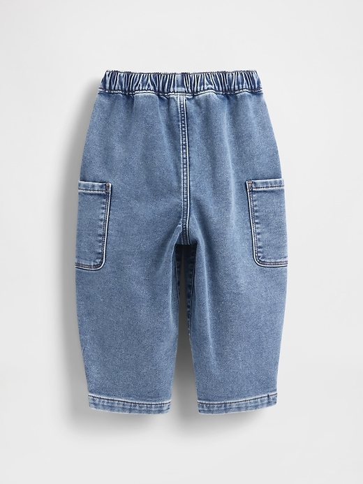 Image number 3 showing, Baby & Toddler Knit Barrel Jeans