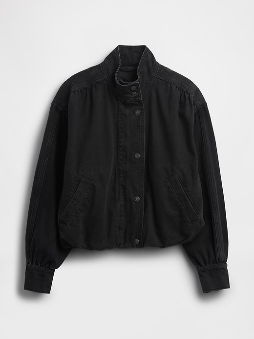 Image number 5 showing, Denim Bubble Jacket
