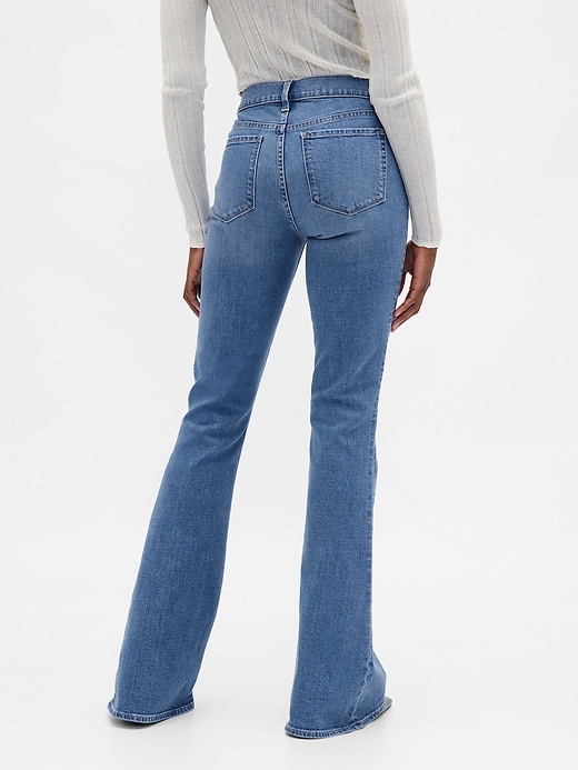 Image number 4 showing, Low Rise Flare Jeans