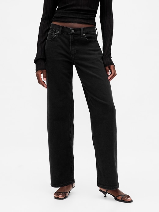 Image number 2 showing, Low Rise '90s Loose Jeans