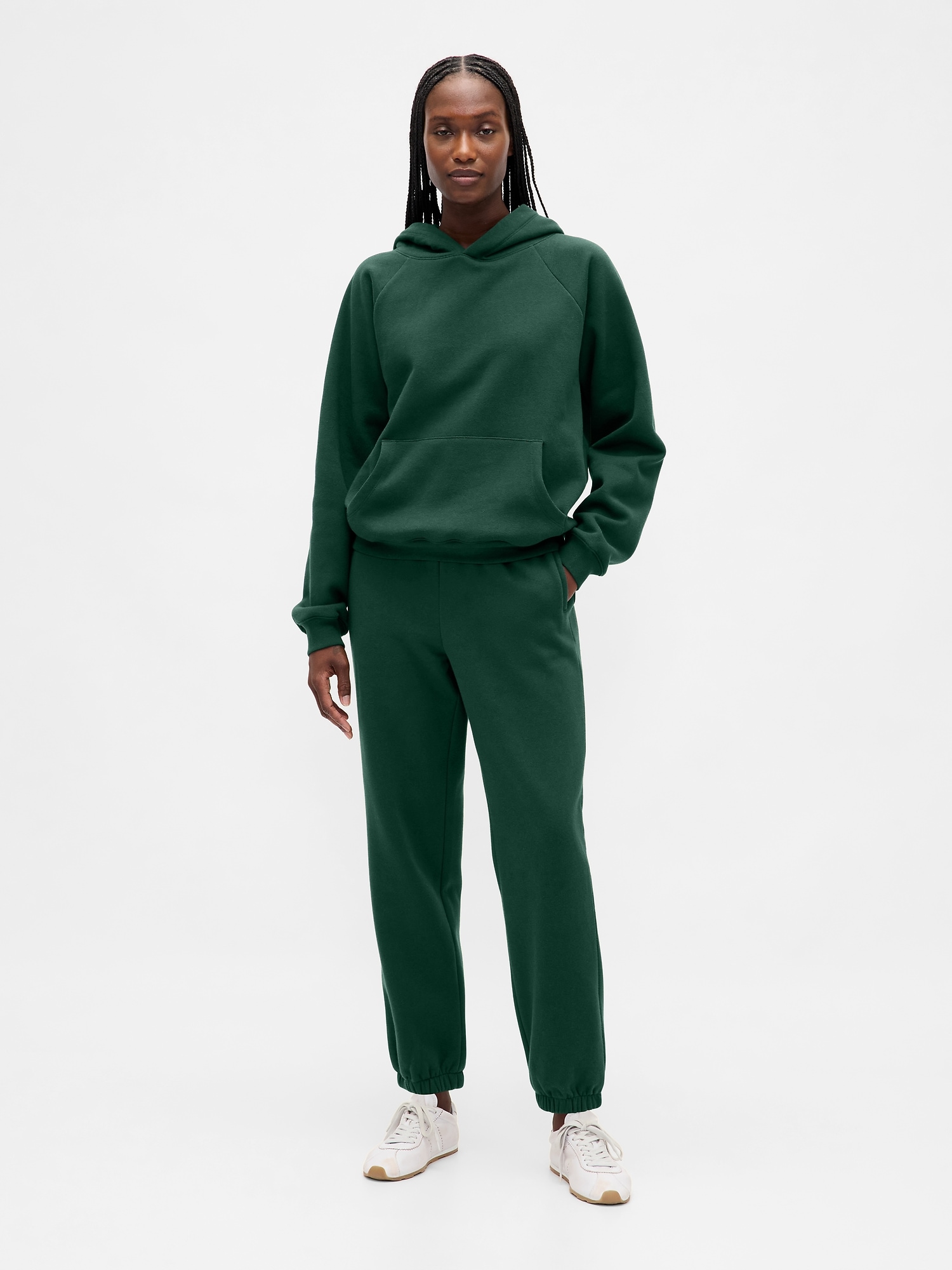 Gap High Rise Vintagesoft Joggers In Green