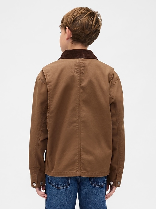 Image number 3 showing, Kids Canvas Utility Jacket