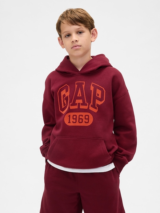 Image number 1 showing, Kids VintageSoft Logo Hoodie