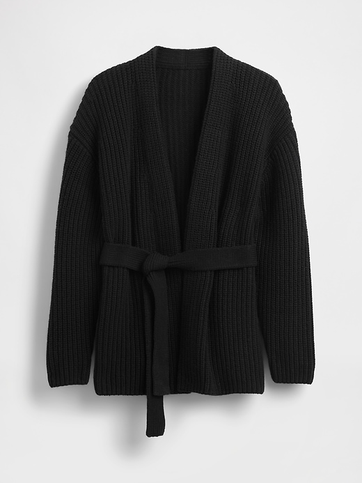 Image number 5 showing, Oversized Wrap Cardigan Sweater