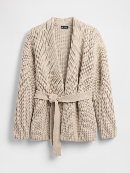 Image number 5 showing, Oversized Wrap Cardigan Sweater