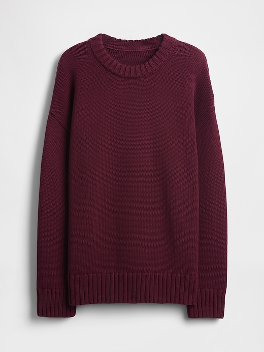 Image number 5 showing, 100% Cotton Oversized Sweater