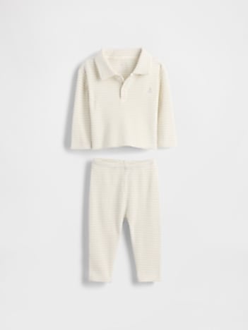 Baby Softspun Waffle Outfit Set