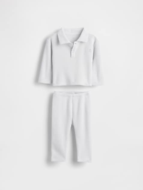 Baby Softspun Waffle Outfit Set