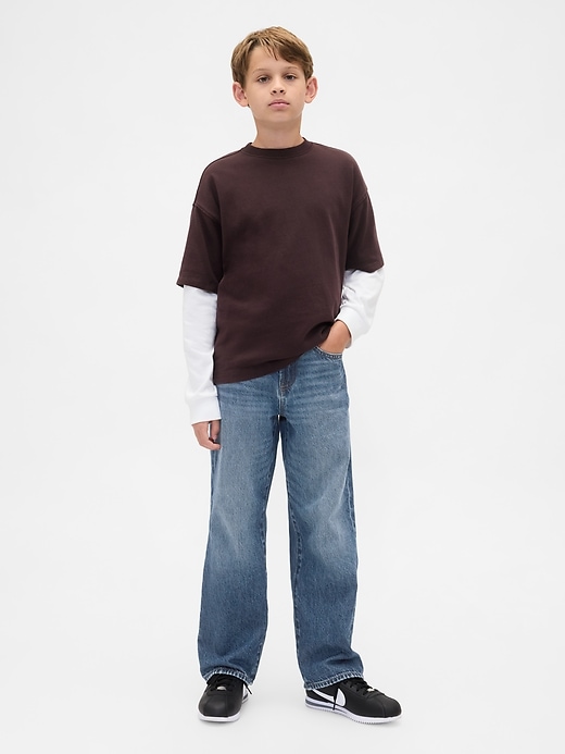 Image number 1 showing, Kids '90s Loose Jeans