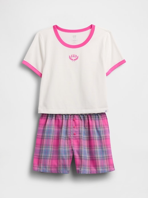 Image number 1 showing, Kids Recycled PJ Short Set