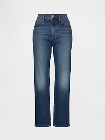 High Rise '90s Straight Crop Jeans