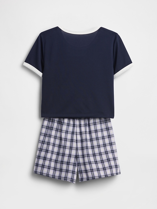 Image number 2 showing, Kids Recycled PJ Short Set