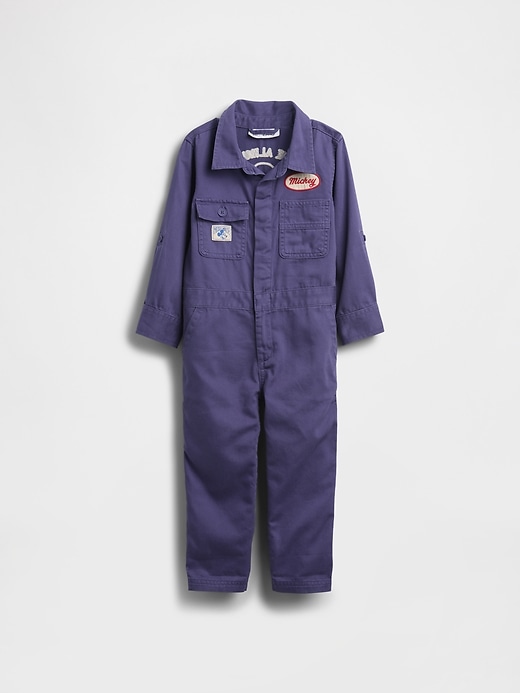 Image number 1 showing, Gap × Disney Baby & Toddler Mickey Mouse Coveralls