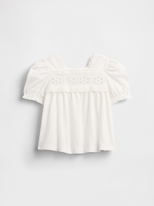 Image number 1 showing, Baby & Toddler Eyelet Top