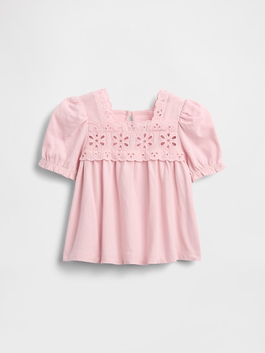 Image number 1 showing, Baby & Toddler Eyelet Top