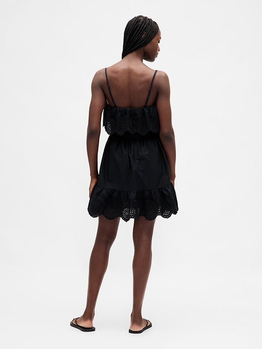 Image number 2 showing, Eyelet Ruffle Mini Dress