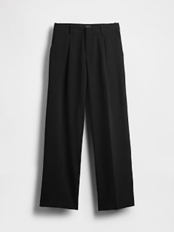 365 Low Rise Pleated Wide-Leg Trousers