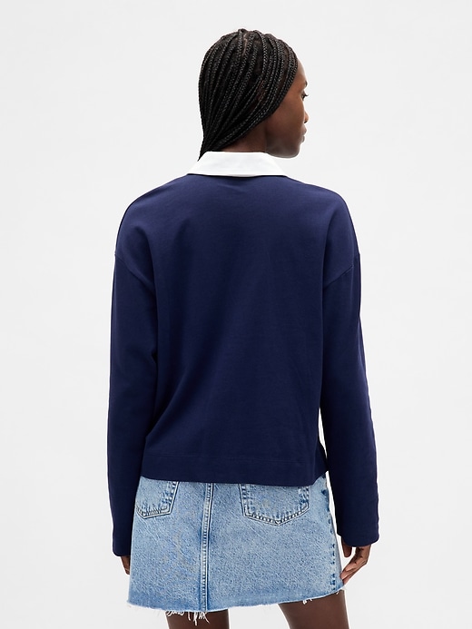 Image number 3 showing, Organic Cotton VintageSoft Heavyweight Polo Shirt