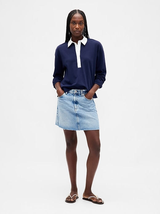 Image number 2 showing, Organic Cotton VintageSoft Heavyweight Polo Shirt