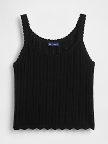 100% Cotton Pointelle Tank Top