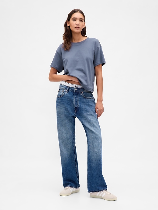 Image number 2 showing, Supima® Cotton Relaxed T-Shirt