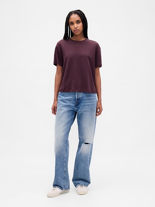 Image number 2 showing, Supima® Cotton Relaxed T-Shirt