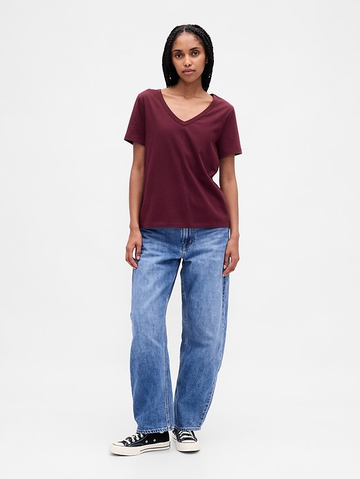 Image number 2 showing, Organic Cotton VintageSoft V-Neck T-Shirt