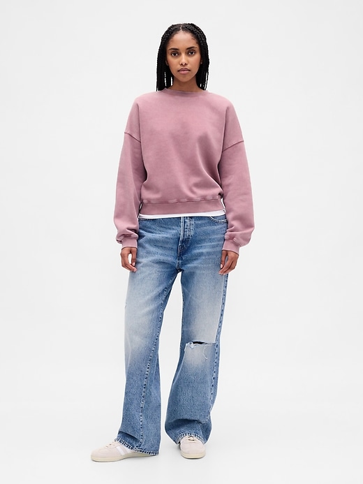 Image number 2 showing, VintageSoft Wedge Crewneck Sweatshirt