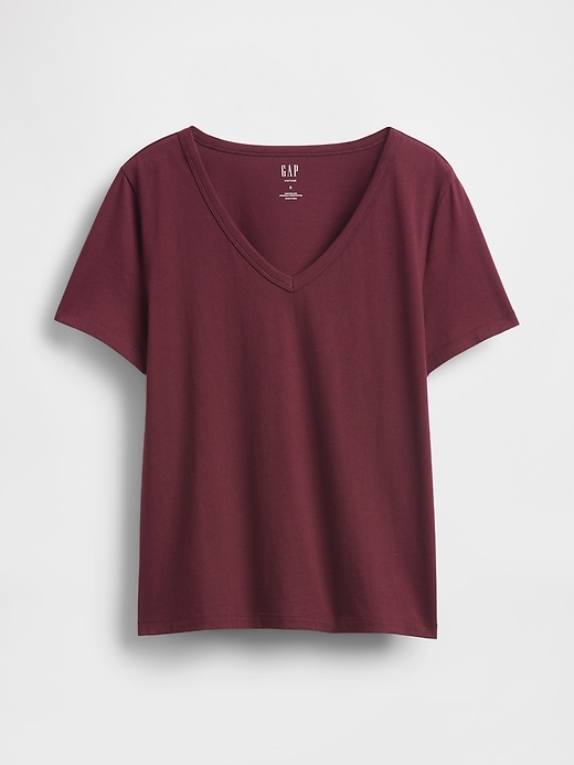 Image number 5 showing, Organic Cotton VintageSoft V-Neck T-Shirt