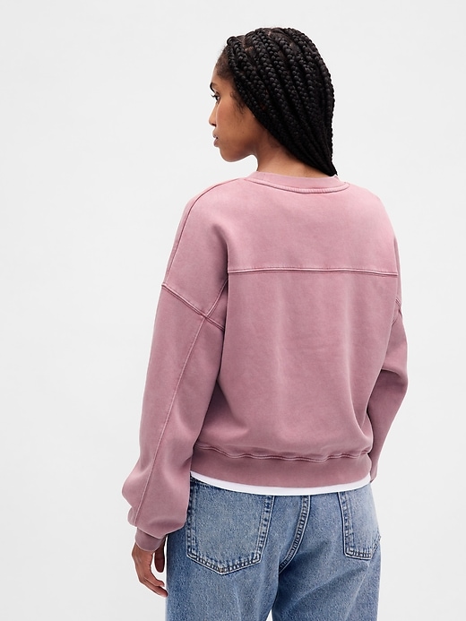 Image number 3 showing, VintageSoft Wedge Crewneck Sweatshirt