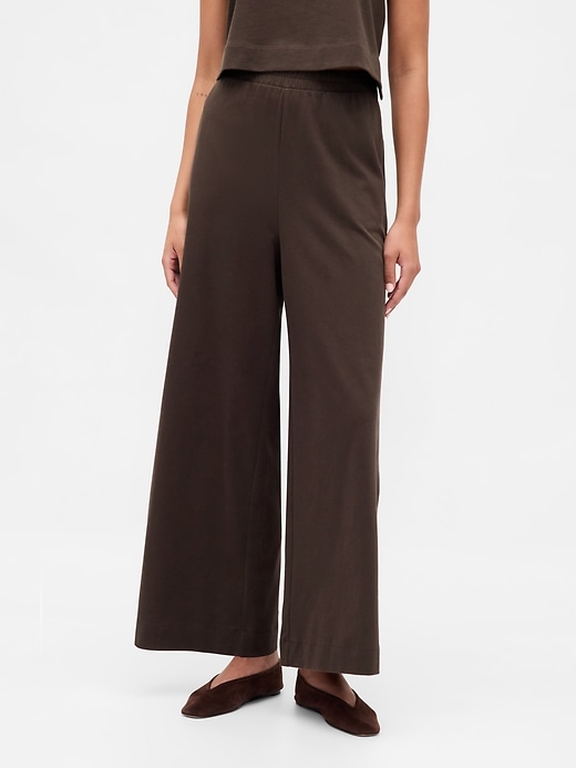 Image number 2 showing, Heavyweight Organic Cotton Wide-Leg Pants