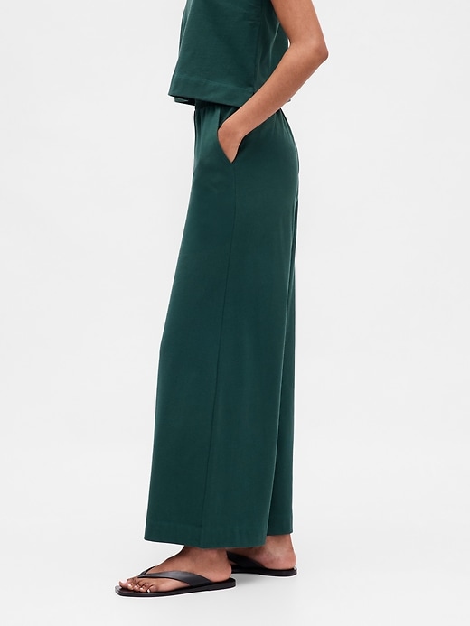 Image number 3 showing, Heavyweight Organic Cotton Wide-Leg Pants
