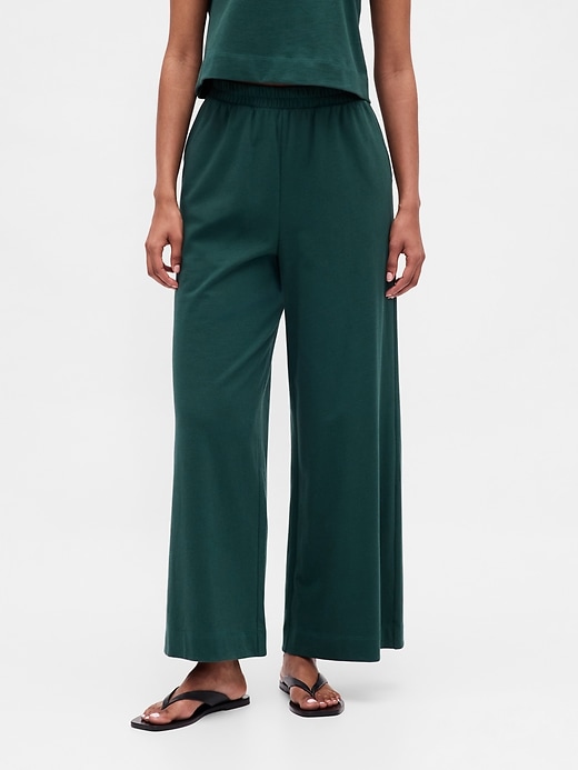 Image number 2 showing, Heavyweight Organic Cotton Wide-Leg Pants