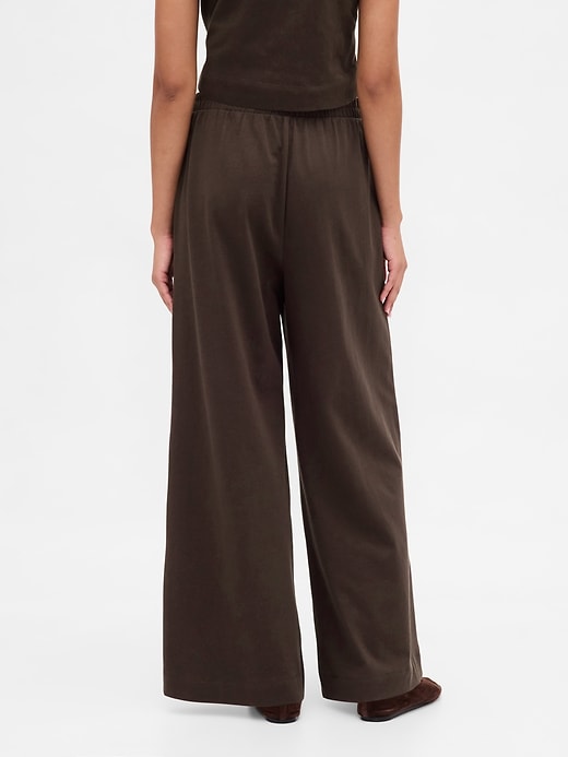 Image number 4 showing, Heavyweight Organic Cotton Wide-Leg Pants