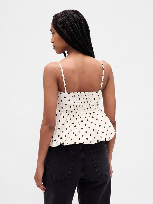 Image number 3 showing, Poplin Bubble Crop Top