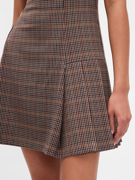 Image number 4 showing, Square-Neck Pleated Mini Dress