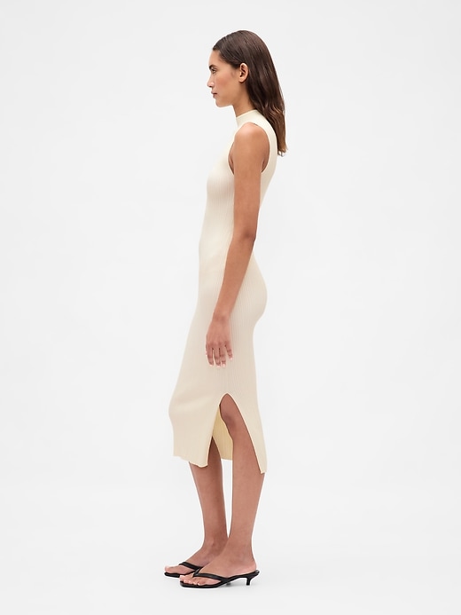 Image number 3 showing, Rib Midi Sweater Dress