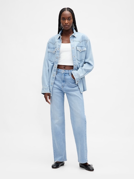 Image number 1 showing, High Rise '90s Loose Jeans